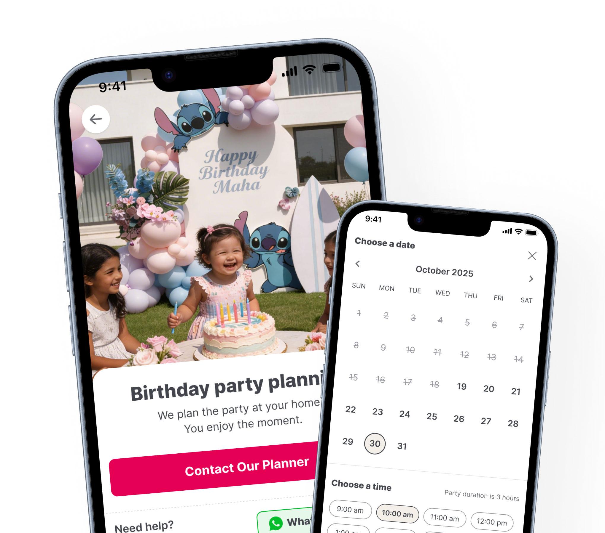Birthday Party Planning Service